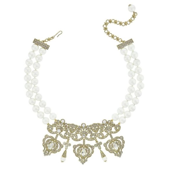 Heidi Daus® "Regal Rapture Petite" Beaded Crystal Necklace & Matching Earrings - Picture 2 of 5